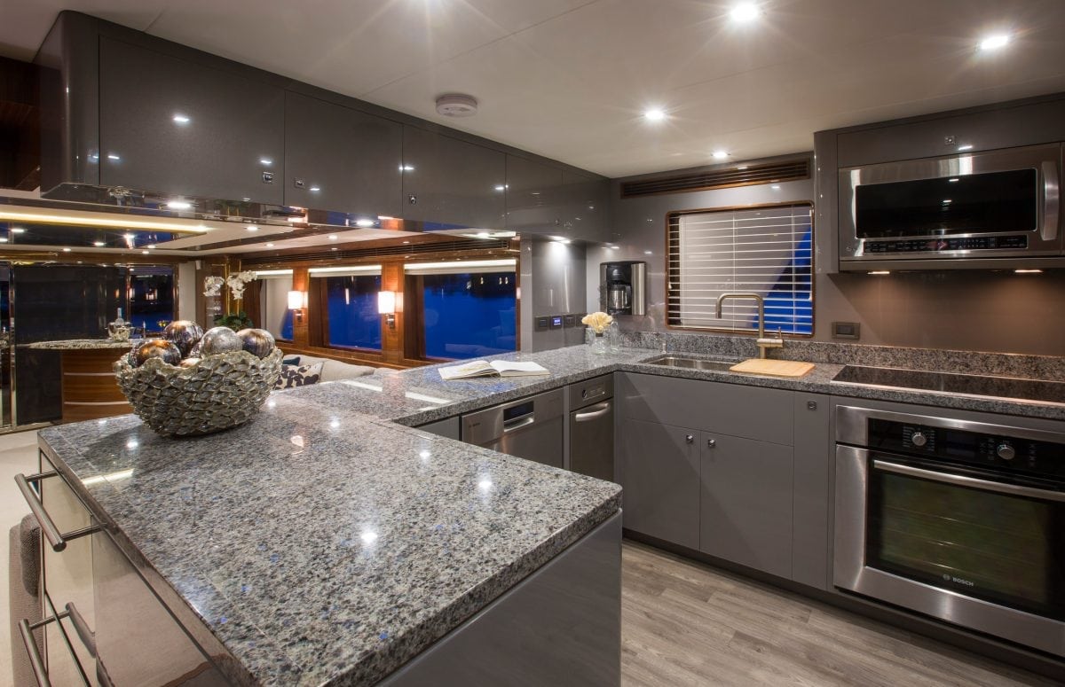 yacht interiors - galley