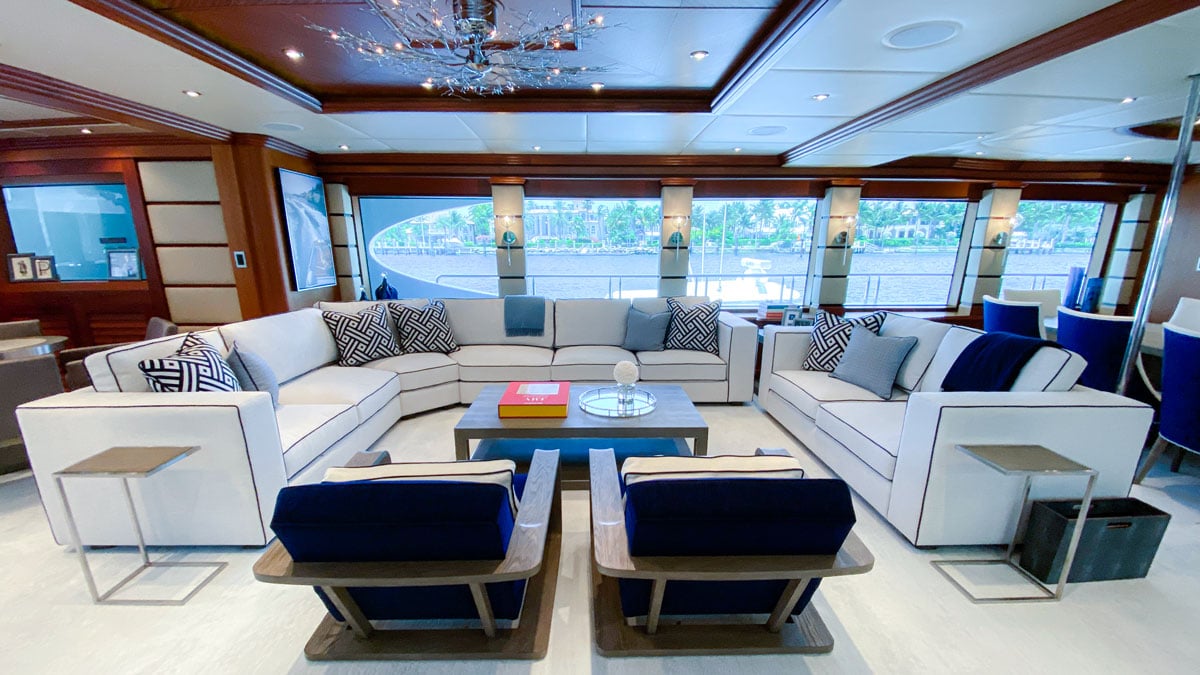 161' trinity yacht stay salty main salon