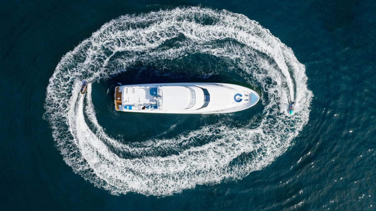 112 Westport Yacht Hannah Drone Aerial