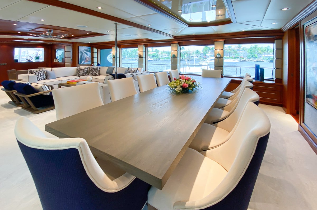 161′ Trinity Yacht Stay Salty Main Salon