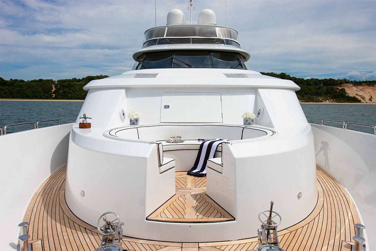 112′ Westport Yacht Montrachet Main Deck Forward