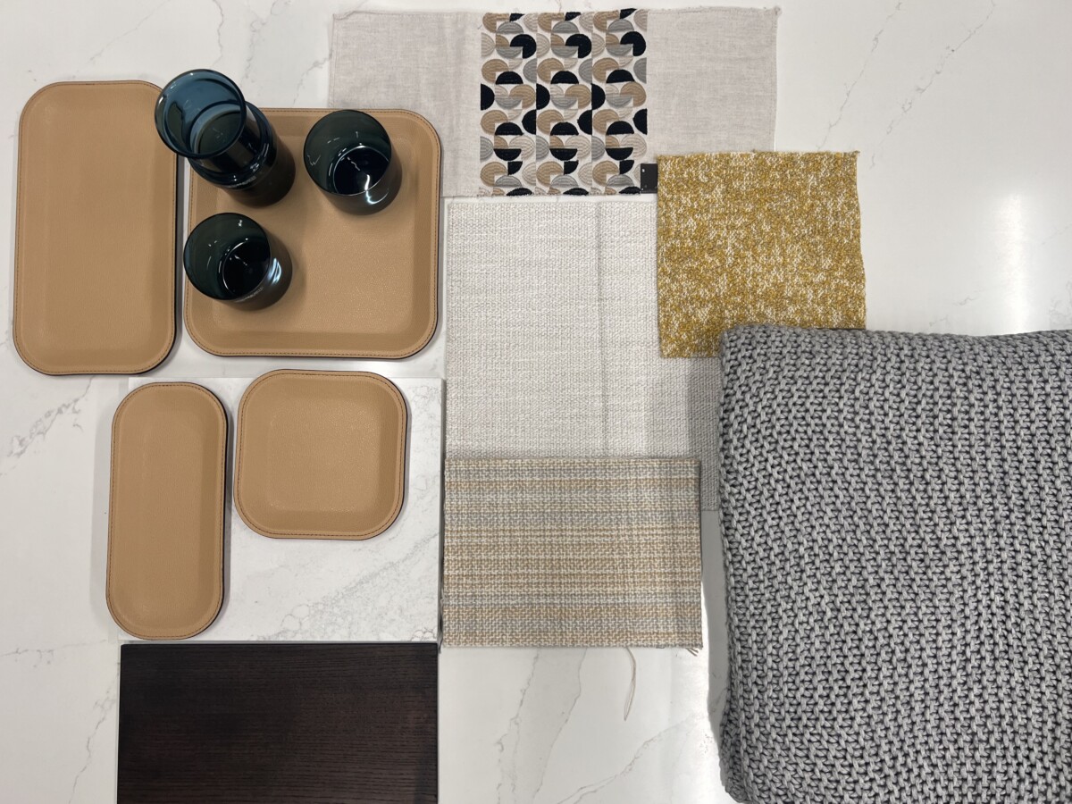 Emilia swatch board