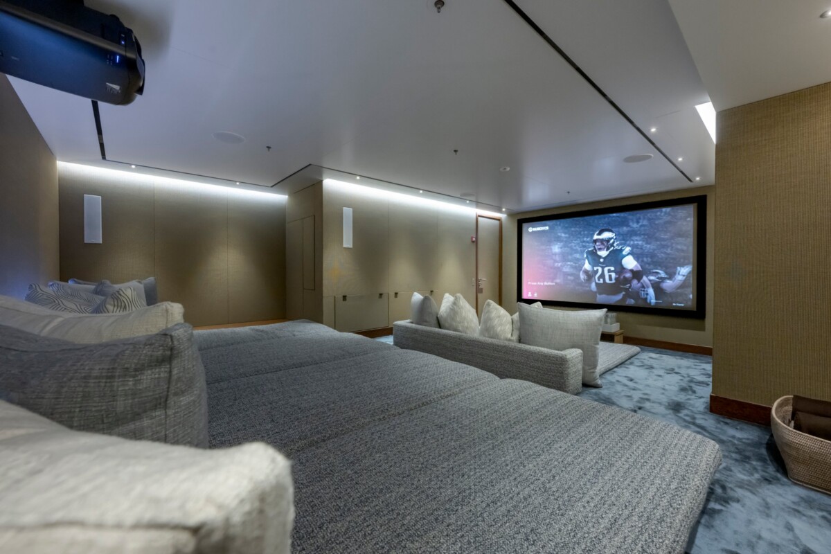 73M Admiral Cinema 73M Admiral yacht cinema by Destry Darr Designs