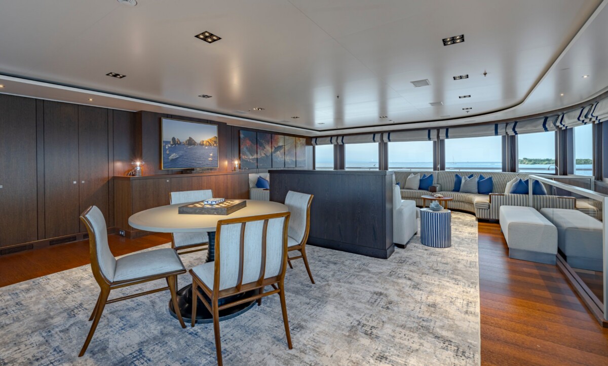 73M Admiral Observation Lounge 73M Admiral yacht observation lounge by Destry Darr Designs