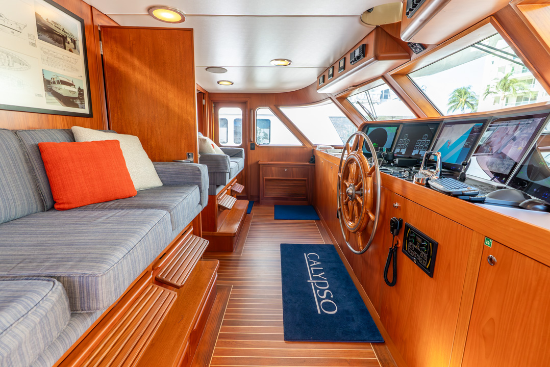 Feadship Calypso Pilothouse