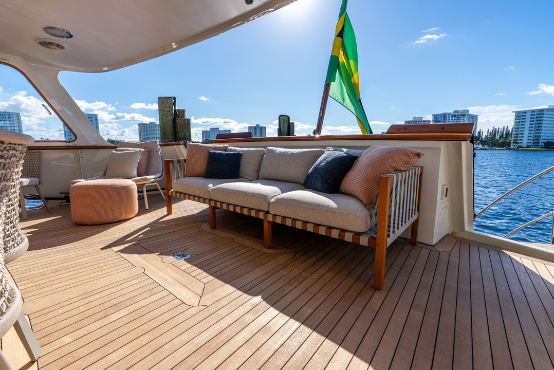 Feadship Calypso aft deck