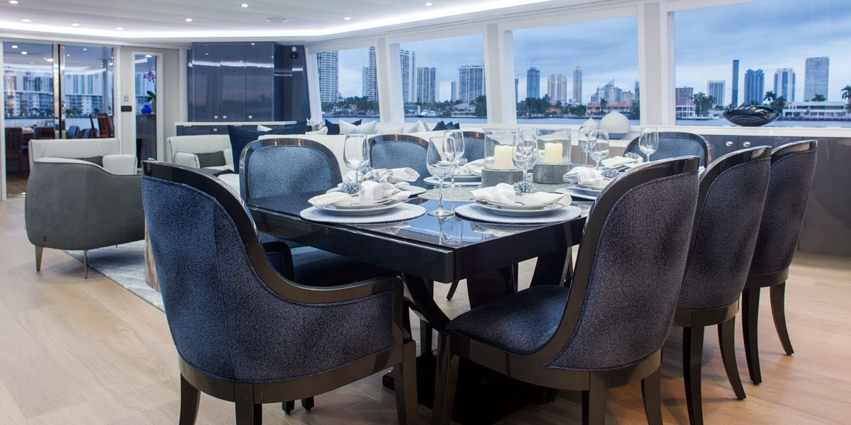 main-salon-dining-night Main Salon Dining